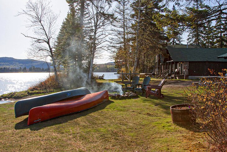 Evening at Tall Timber Lodge