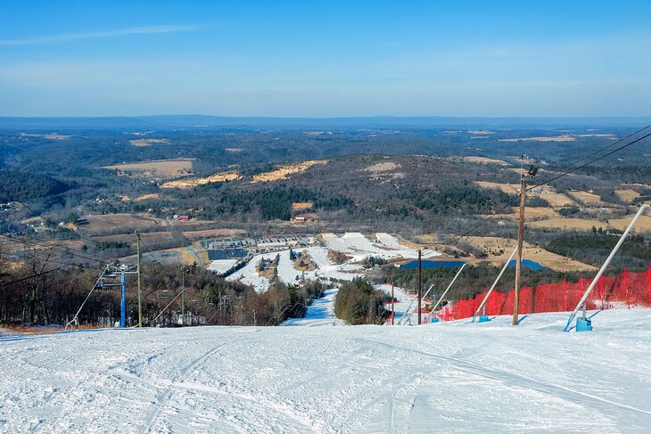 Ski run at Blue Mountain Resort