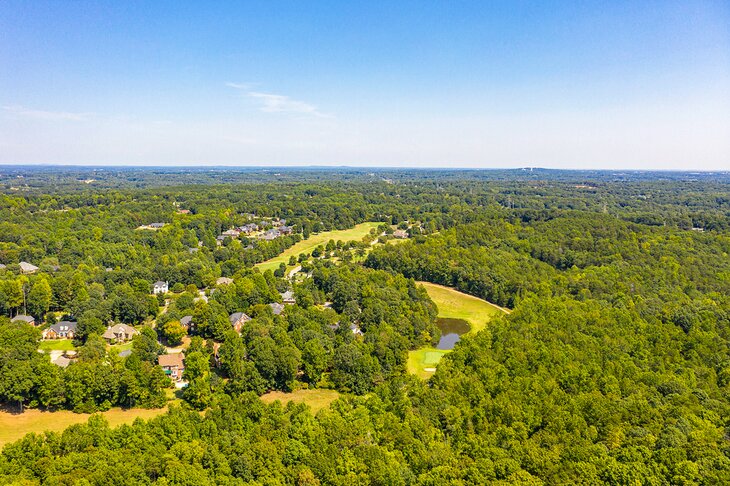 View over Travelers Rest