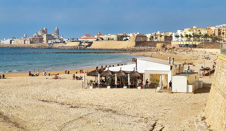 Beach restaurant on Playa Santa Maria