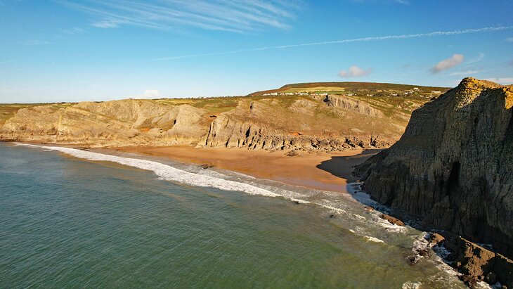 Mewslade Bay Beach