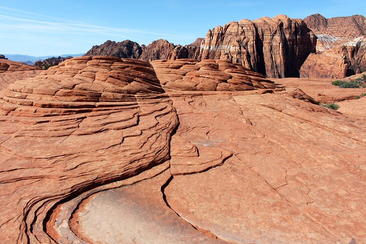 Petrified dunes in Snow Canyon State Park