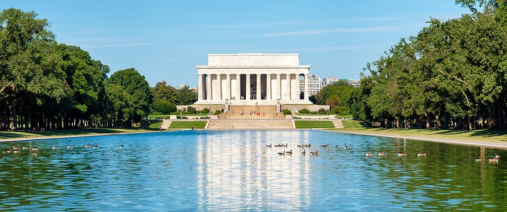 Lincoln Memorial Reflecting Pool in Washington, D.C.