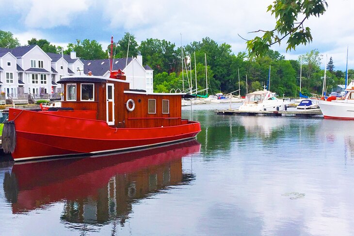 Boats in Picton, Ontario