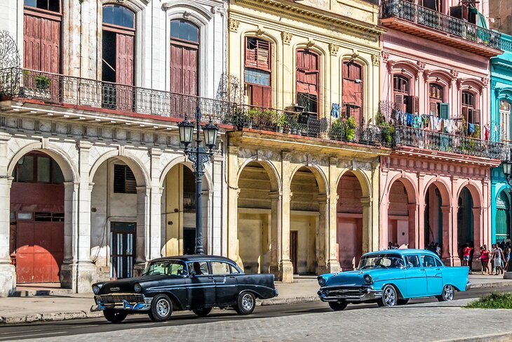 Colorful buildings in Old Havana