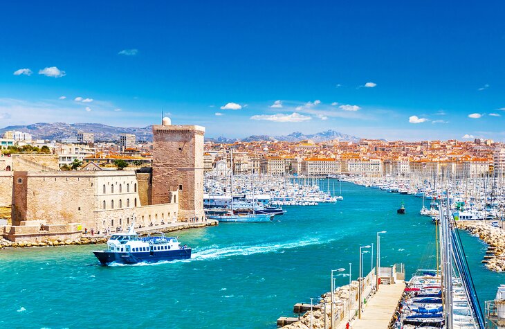 View of Marseille's Old Port