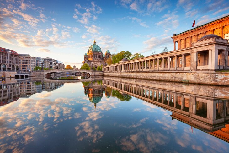 Museum Island in Berlin during sunrise