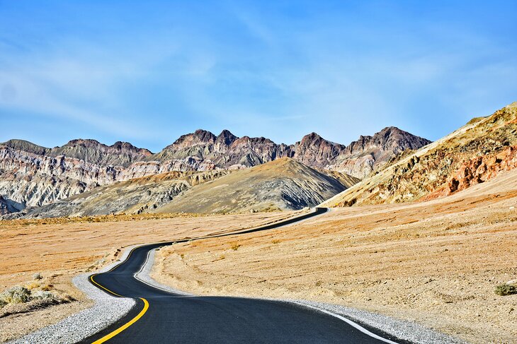 Road through Death Valley