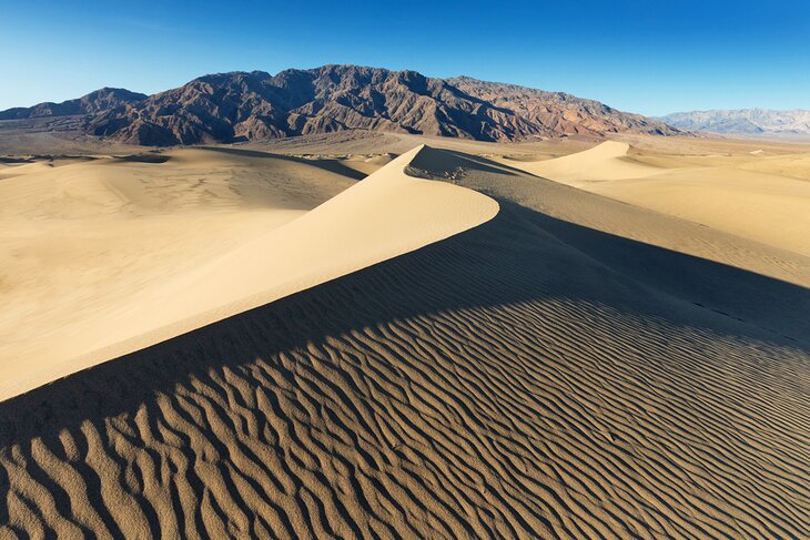 Sand dunes in Death Valley