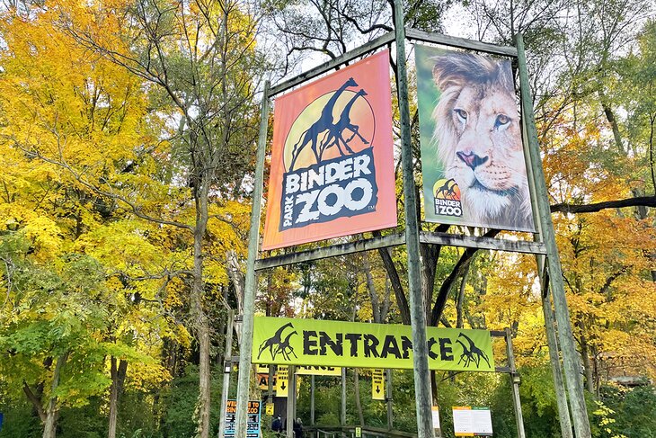Binder Park Zoo entranc