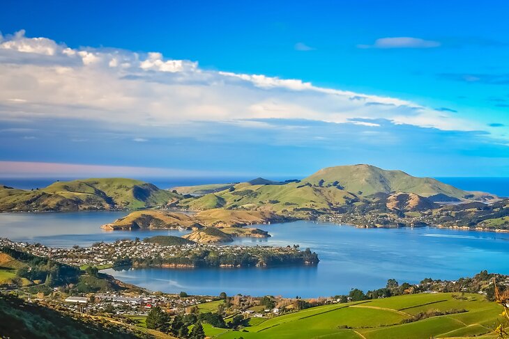 View over Dunedin, New Zealand