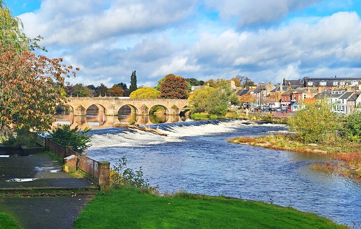 Devorgilla Bridge and the River Nith