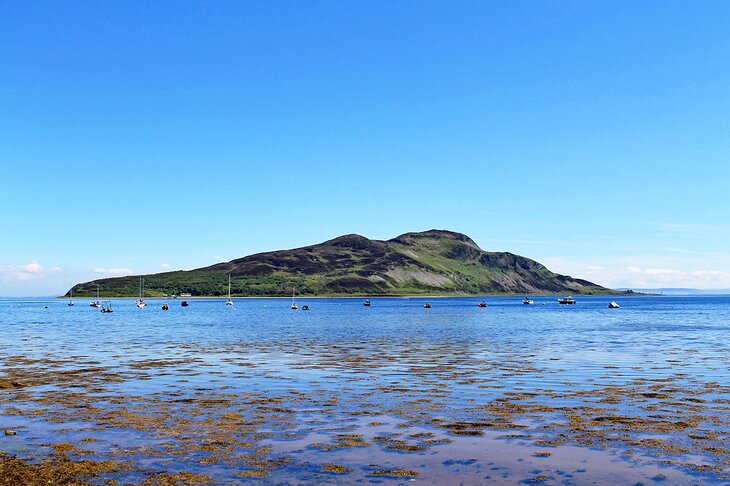 Holy Isle in Lamlash Bay