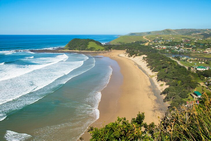 View over Coffee Bay on the Wild Coast