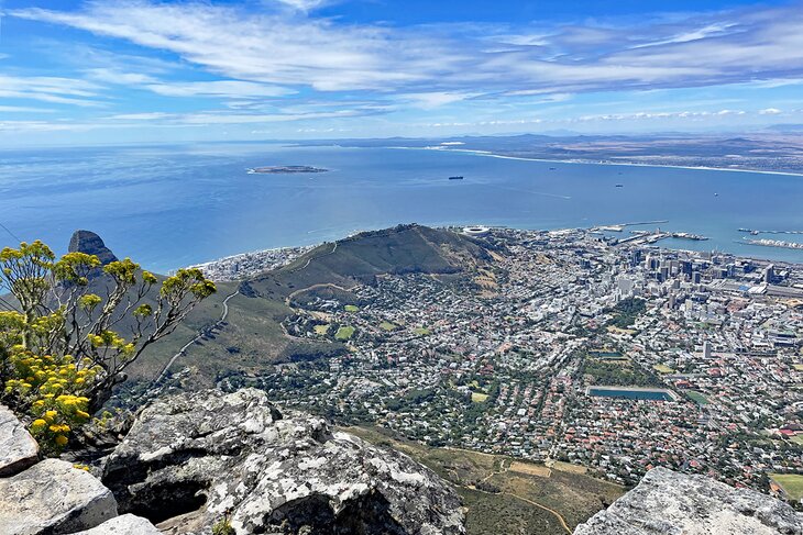 View from the summit of Table Mountain