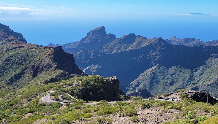 Scenery along the drive to Masca