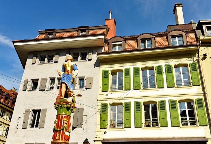 The Fountain of Justice in Place de la Palud