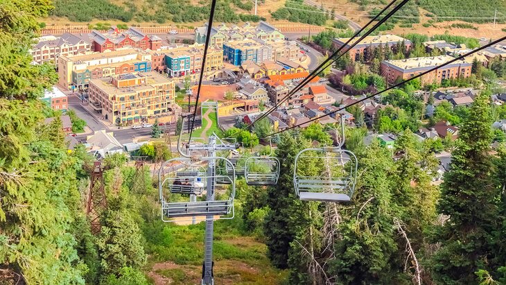Chairlift in Park City