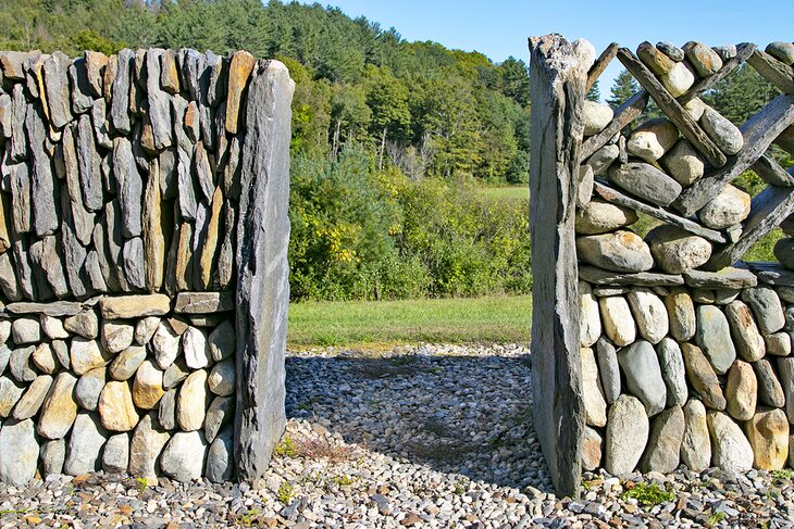 Drystone wall at Scott Farm