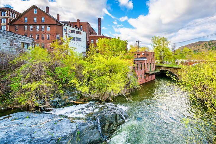 Whetstone Brook in Brattleboro, Vermont