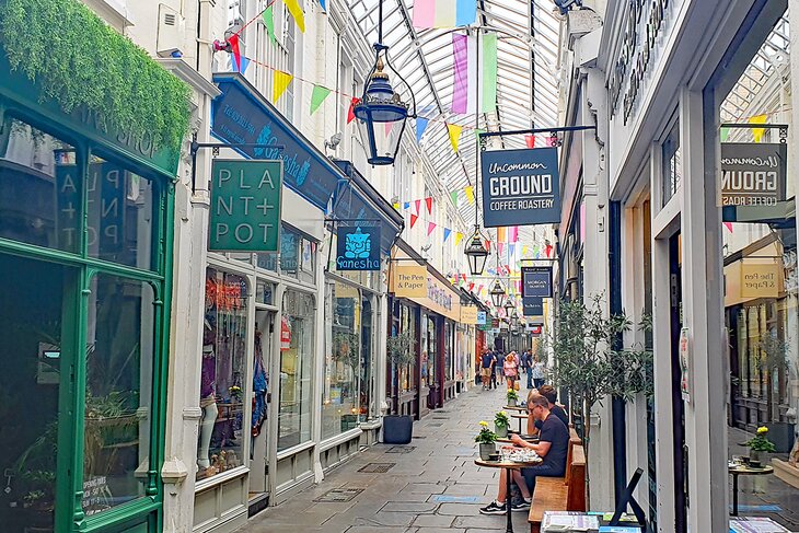 Arcade in Cardiff