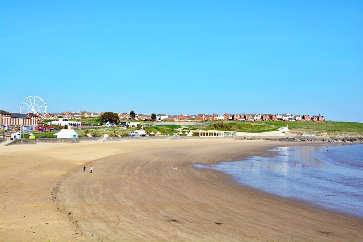 Barry Island beach near Cardiff, Wales