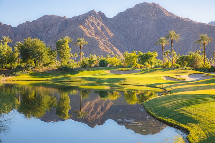 Golf course in Palm Springs