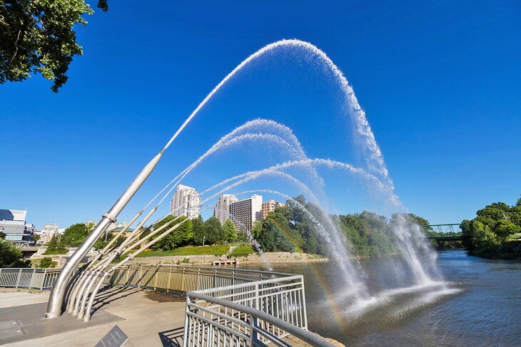 Walter J. Blackburn Memorial Fountain in London, Ontario