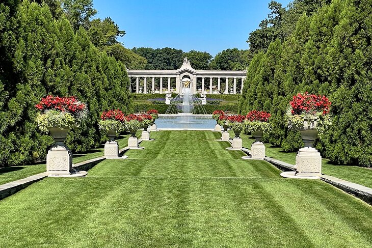 Reflecting Pool at the Nemours Mansion