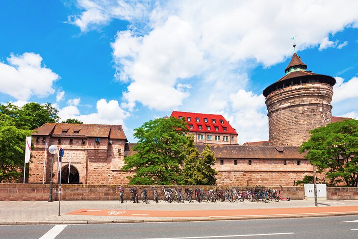 Handwerkerhof or Crafts Yard in Old Town Nuremberg