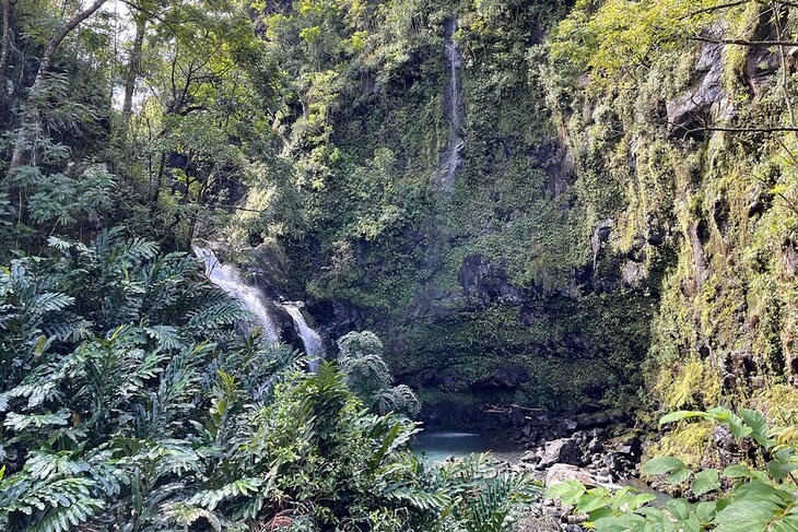 Upper Waikani Falls