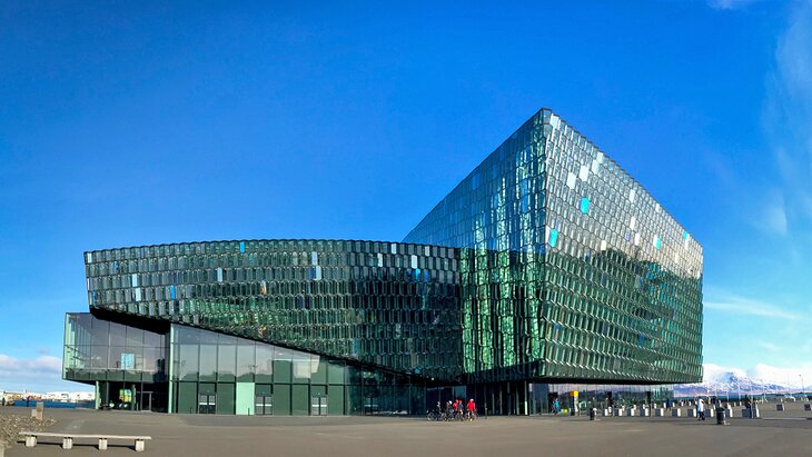 Harpa concert hall in Reykjavik