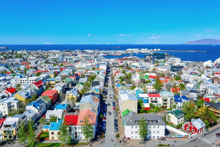 Colorful houses in Reykjavik