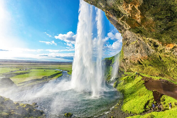 Seljalandsfoss waterfall in Iceland