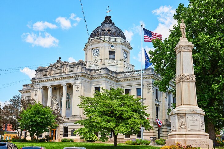 Monroe County Courthouse, Bloomington, Indiana