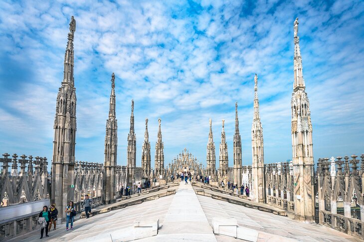 Roof of the Duomo in Milan