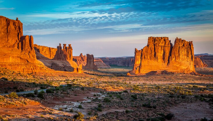 Sandstone rock formations in New Mexico