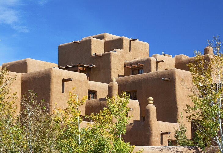 Southwest architecture in Santa Fe