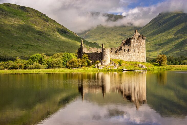 Kilchurn Castle in the Scottish Highlands