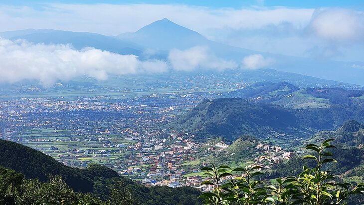 View over the island of Tenerife