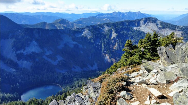 View from Tinkham Peak