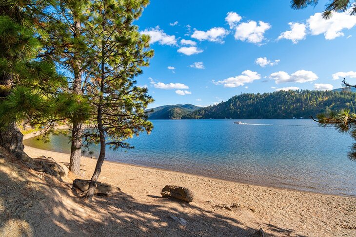 Wolf Lodge Bay, Lake Coeur D'Alene, near Camp Couer d'Alene