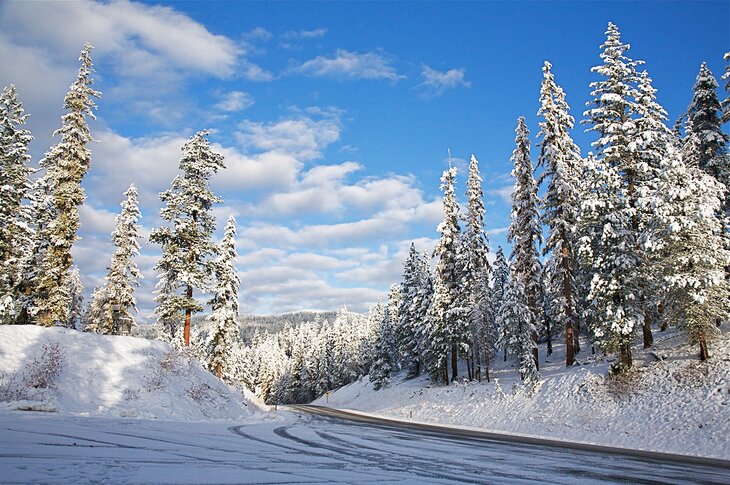 Wintry pass near Loup Loup Ski Bowl