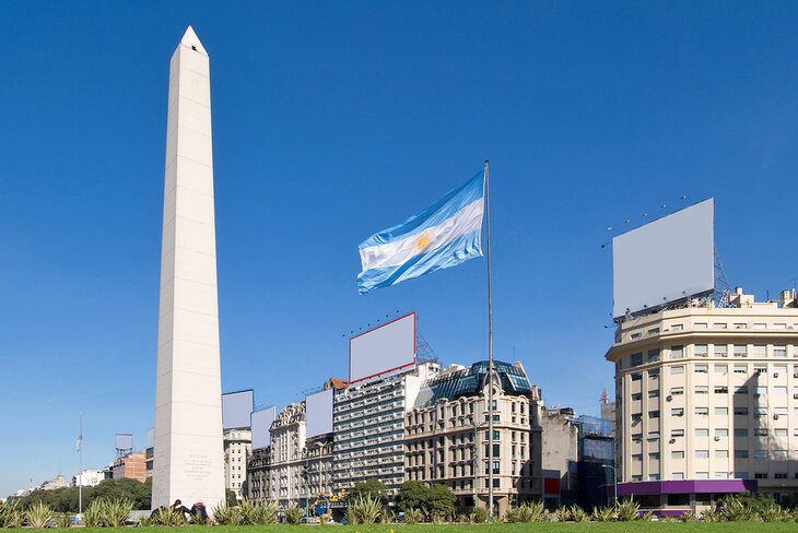 The Obelisk in Buenos Aires