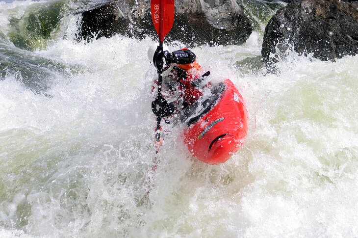 Kayaker on the Colorado River