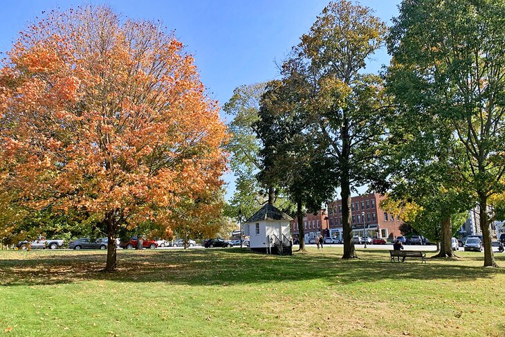 Village Green in Litchfield, Connecticut