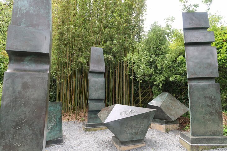 Sculptures at the Barbara Hepworth Museum