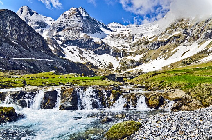 Maillet plateau in French Pyrenees