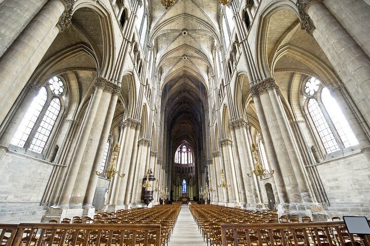 Interior of Cathedral of Notre-Dame