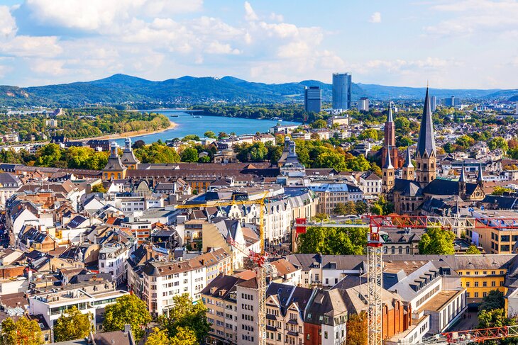 View over Bonn, Germany